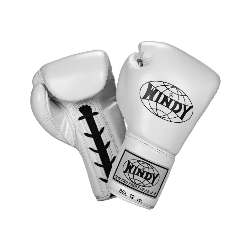 Windy Profi Boxhandschuhe Weiss