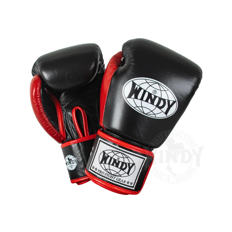 Windy Boxhandschuhe Schwarz-Rot