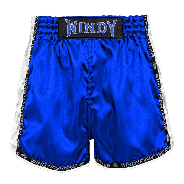 Windy Muay Thai Shorts Blau-Weiß