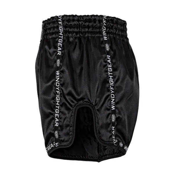 Windy Muay Thai Shorts Schwarz linke Seite